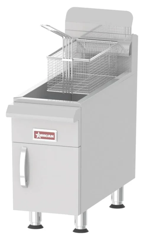 Omcan 43087 11" 9 lb Gas Countertop Fryer