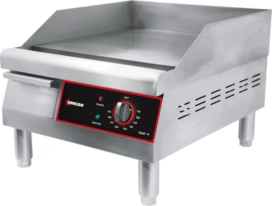 Omcan 43212 16 1/8" Electric Countertop Griddle