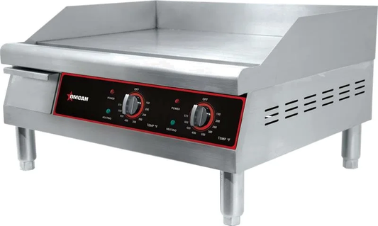 Omcan 43213 24 1/8" Electric Countertop Griddle