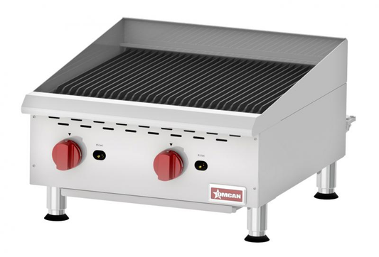 Omcan 43727 24" Gas Countertop Charbroiler