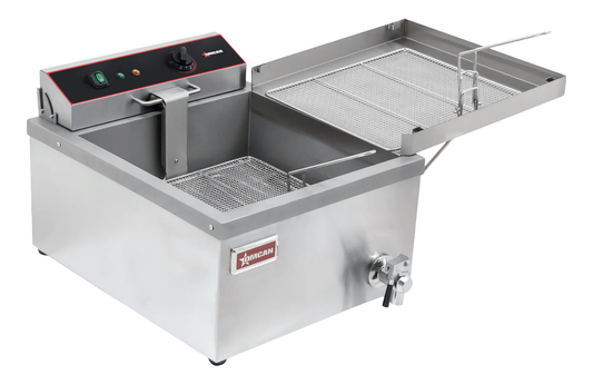 Omcan 44522 24" 20 lb Electric Countertop Fryer