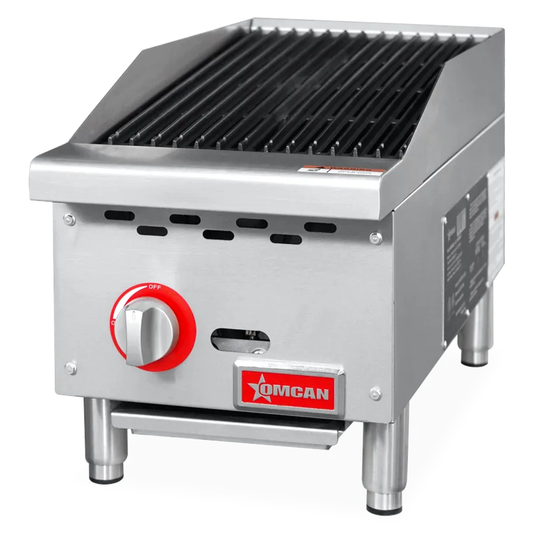Omcan 47376 12" Gas Countertop Charbroiler
