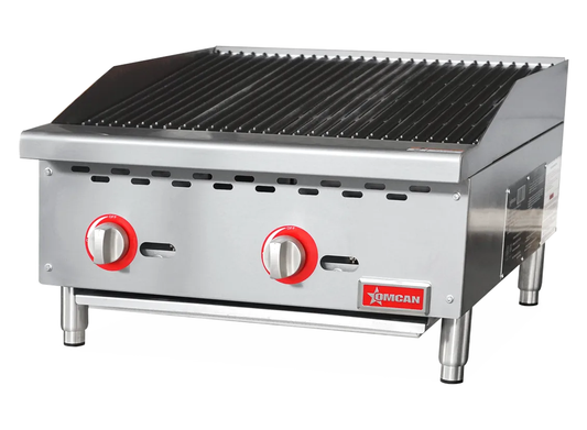 Omcan 47377 24" Gas Countertop Charbroiler