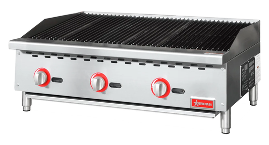 Omcan 47378 36" Gas Countertop Charbroiler