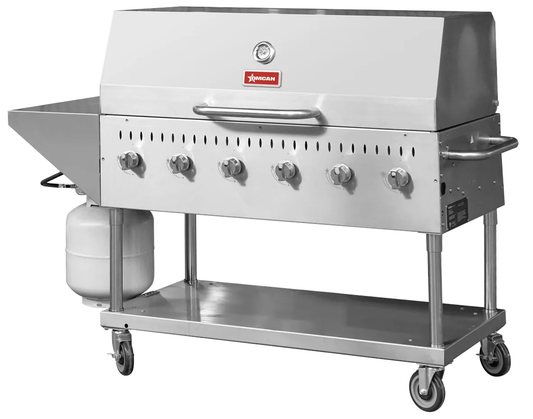 Omcan 47841 47 1/4" Gas Outdoor Grill