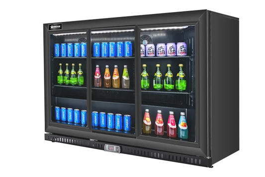 Omcan 48469 53 1/8" Glass Door Back Bar Cooler