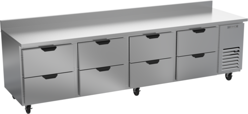 Beverage-Air WTRD119AHC-8 119" 8 Drawer Worktop Refrigerator