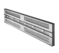 Hatco GRAM-54D3 54" Strip Heater