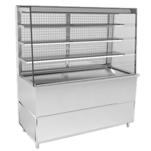 RPI VIAS4-34-R-SL-SC-INS 57 1/8" Refrigerated Display Case