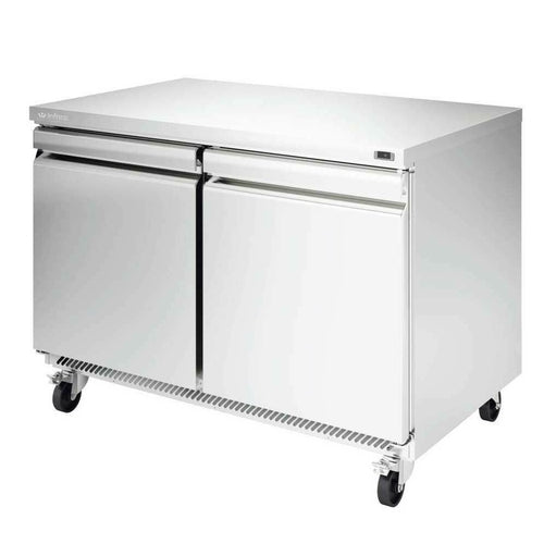Infrico IUC-UC48F 48 1/4" Solid Door Undercounter Freezer