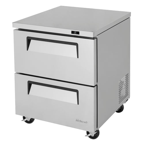 Turbo Air TUR-28SD-D2-N 27 1/2" Undercounter Refrigerator