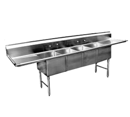 GSW SE16204D18 100 1/4" Compartment Sink