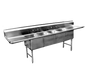 GSW SE16204D18 100 1/4" Compartment Sink