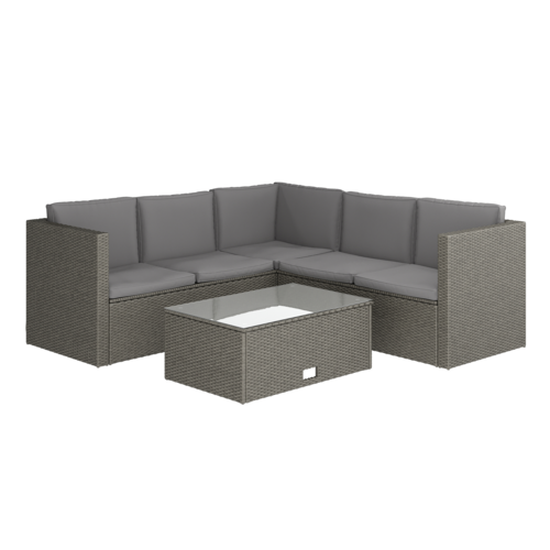 Flash Furniture BN-WS404-GY-GY-GG 18 3/4" Patio Dining Set