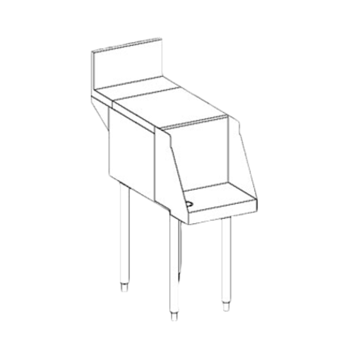 Perlick TS18BLD 18" Underbar Ice Bin / Cocktail Station