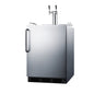 Summit SBC58BLBICSSADA 23 5/8" Draft Beer Cooler