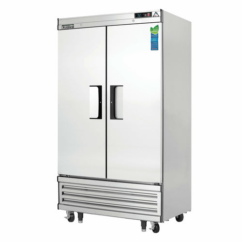 Everest EBNR2 39 3/8" 2 Section Solid Door Reach-In Refrigerator