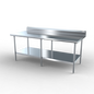 NBR TS6S-9624R5 96" Work Table