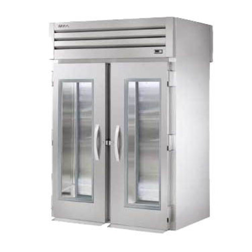 True STG2RRT-2G-2S-HC 68" 2 Section Glass Door Roll-In Refrigerator