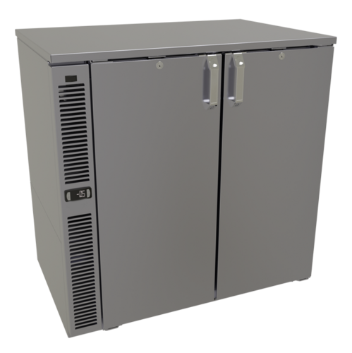 Glastender F1SB36 36" Solid Door Undercounter Freezer