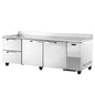 True TWT-93D-2-HC~SPEC3 93 1/4" 2 Doors Worktop Refrigerator