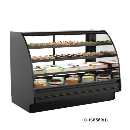 Structural Concepts GHS856RLB (CURVED) 99 3/4" Refrigerated Display Case