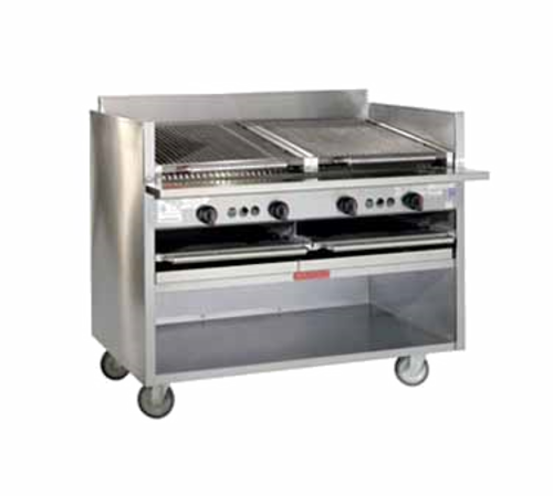 Magikitch'n FM-SMB-660 60" Gas Floor Charbroiler