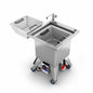 Power Soak SS-M-115-1 22 1/8" Compartment Sink