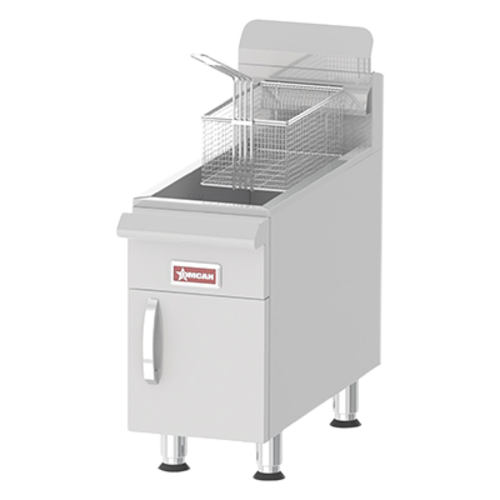 Omcan 43087 11" 9 lb Gas Countertop Fryer