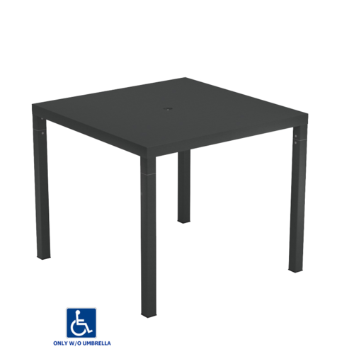 emu E859WH 36" Patio Table