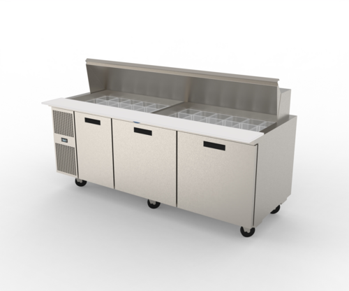 Randell PT84-36W-L 84" Mega Top Sandwich / Salad Prep Table