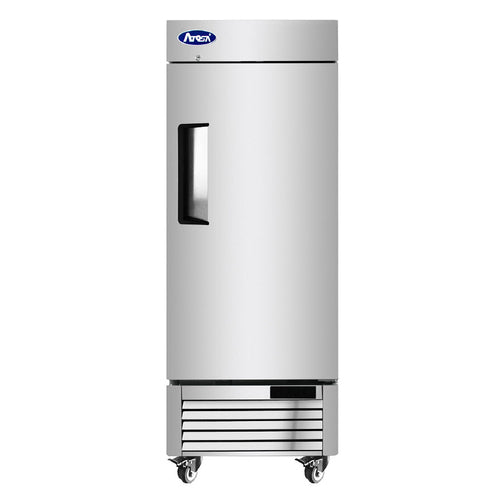 Atosa MBF8519GR 24 1/4" 1 Section Solid Door Reach-In Refrigerator