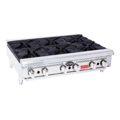 Royal Range RDHP-36-6 36" Gas Countertop Hot Plate