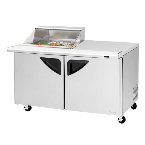 Turbo Air TST-60SD-12M-N-CL 60 3/8" 2 Doors 12 Pan Mega Top Sandwich / Salad Prep Table