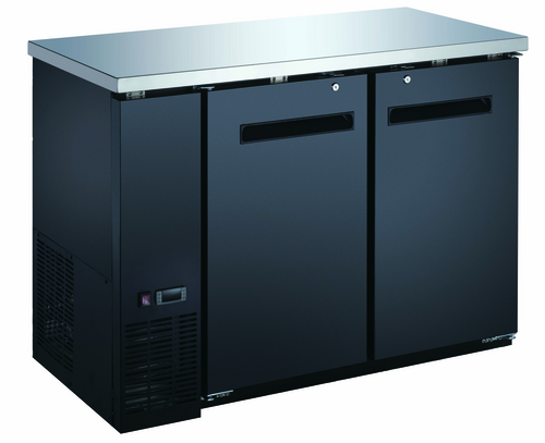 Entree EBB49-24X 48 7/8" Solid Door Back Bar Cooler