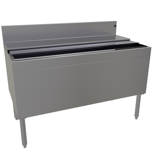 Glastender IBB-48-CP10-ED 48" Underbar Ice Bin / Cocktail Station