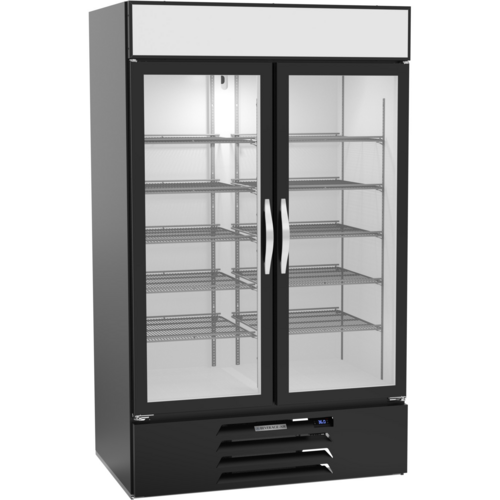 Beverage-Air MMR44HC-1-B 47" 2 Section Refrigerated Merchandiser