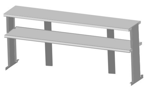 Turbo Air TSOS-6R-V 72 3/4" Overshelf