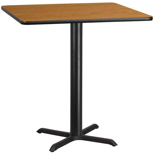 Flash Furniture XU-NATTB-4242-T3333B-GG Dining Table