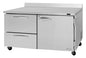 Turbo Air PWF-60-D2R(L)-N 60 1/4" Worktop Freezer