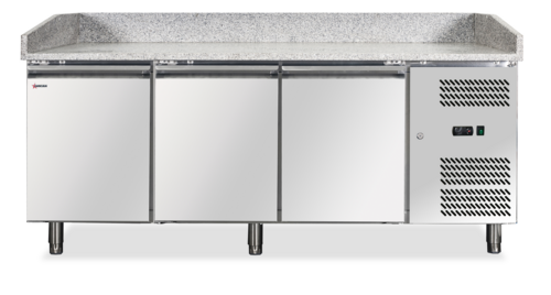 Omcan 41145 79 1/2" 3 Doors Pizza Prep Table