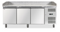 Omcan 41145 79 1/2" 3 Doors Pizza Prep Table