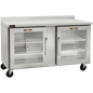 Traulsen CLUC-60R-GD-WTLL 60 1/4" 2 Doors Worktop Refrigerator
