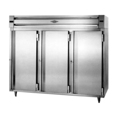 Utility Refrigerator R-90-SS-6S-N-X 90" Solid Door Reach-In Refrigerator
