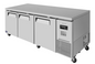 Turbo Air JUF-93D-N 93" Solid Door Undercounter Freezer