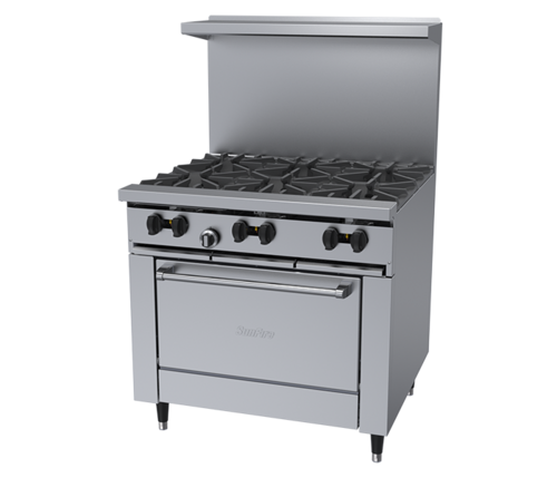 Garland X36-6R-SIGNATURE 35 1/2" Gas Restaurant Range