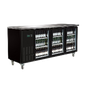 Entree BB-3D-90-G-SI-HC 90 3/8" Solid Door Back Bar Cooler