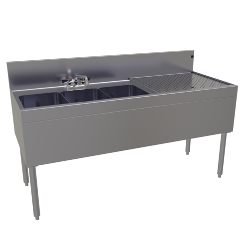 Glastender TSB-60L-S 60" Underbar Sink