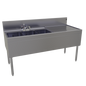 Glastender TSB-60L-S 60" Underbar Sink