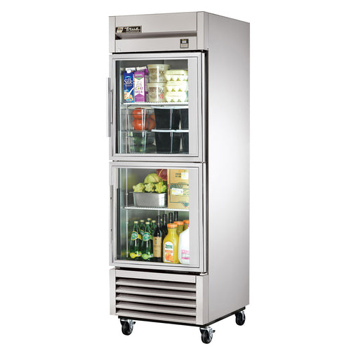 True TS-23G-2-HC~FGD01 27" 1 Section Glass Door Reach-In Refrigerator